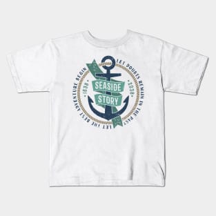 Marine retro print Kids T-Shirt